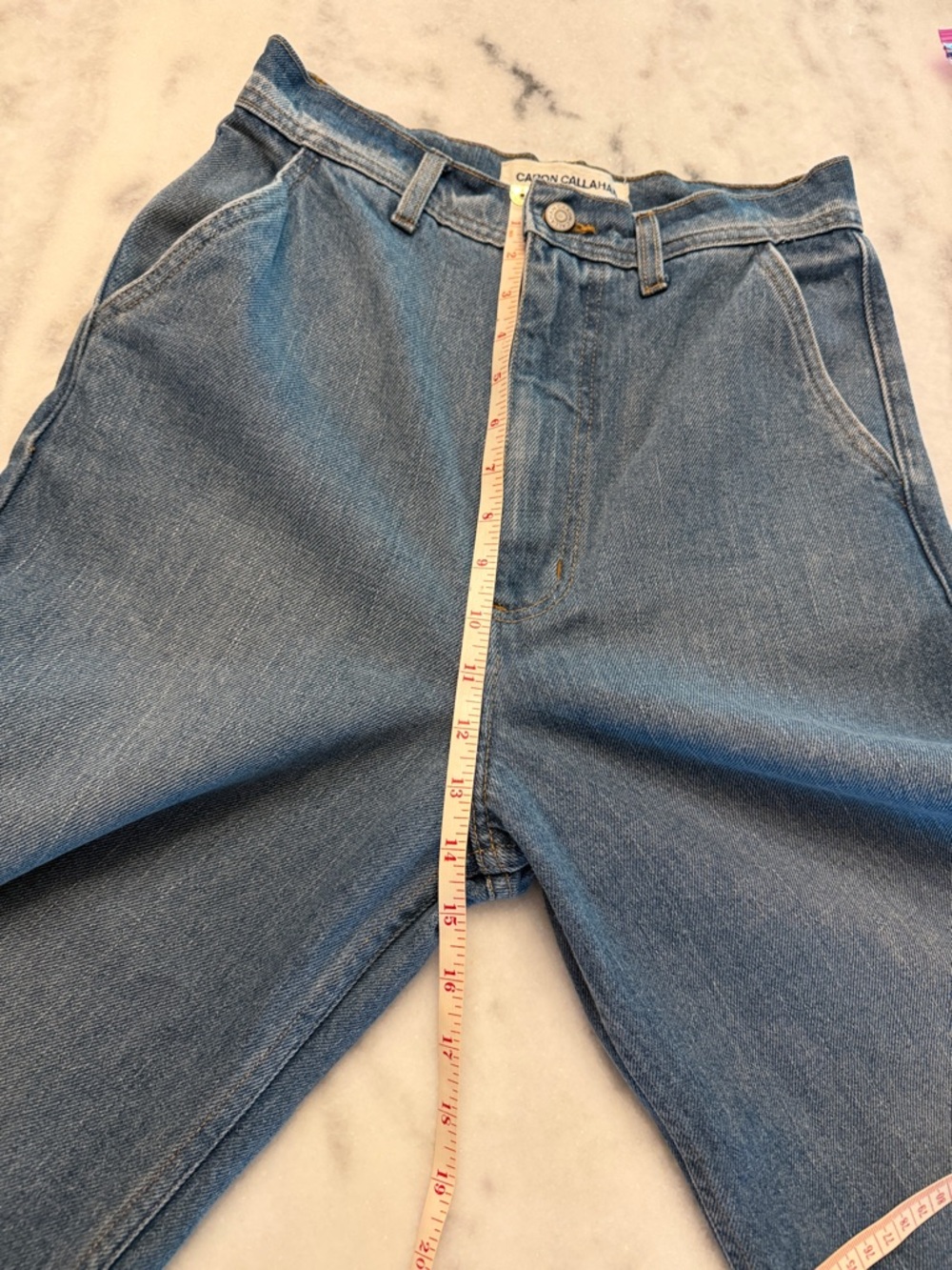 Caron Callahan Andes Pant in Washed 70s Denim women’s size 4 - Picture 8 of 12
